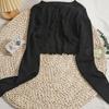 Women's 2024 Ice Silk Sun Protection Cardigan – Lightweight Summer Shawl and Camisole Outer Layer