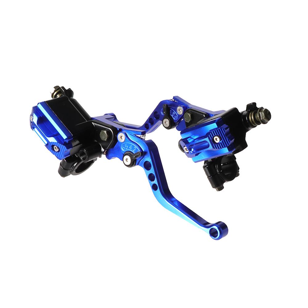 7/8" 22mm CNC Aluminum Motorcycle Handlebar Control Levers Clutch Master Cylinder Pump for Yamaha Kawasaki Suzuki Motorbike