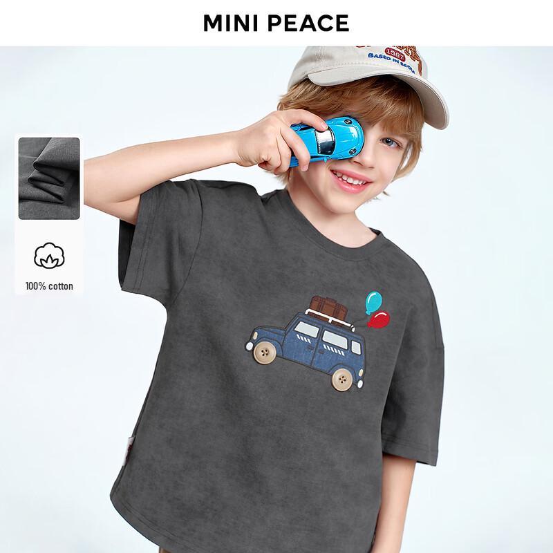 MiniPeace Boys Cotton Short Sleeve T-shirt 140