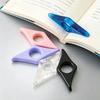 Acrylic Thumb Book Page Holder Bookmark Thumb Ring Book Clip Portable Reading Helper for Students Teachers Book Accessories