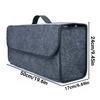 Foldable Car Trunk Organizer Big Capacity Anti Slip Felt Cloth Car Interior Tidying Container Car Organizer Stowing Tidying Box