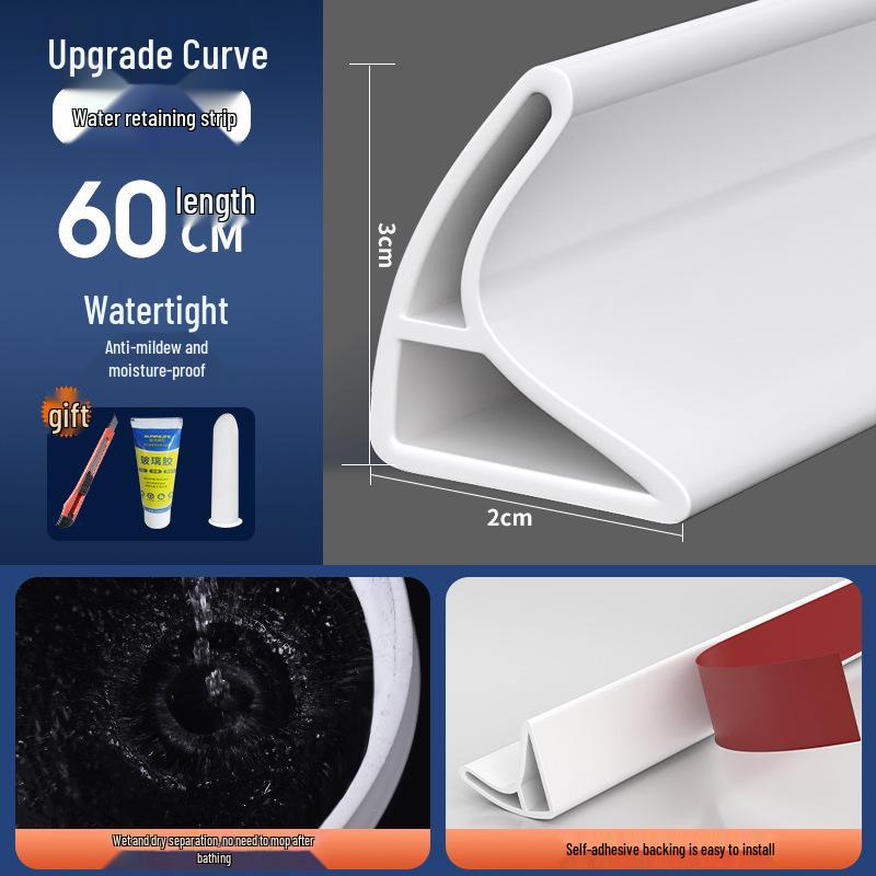 

Силиконовая самоклеящаяся водонепроницаемая барьерная лента для полов ванной и душевой кабины