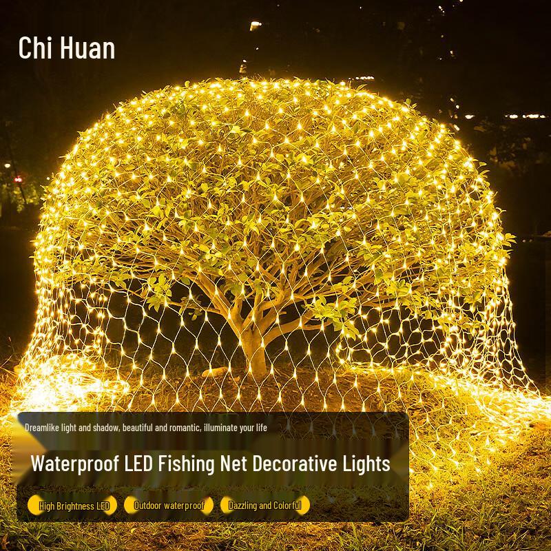 LED Fishing Net String Lights