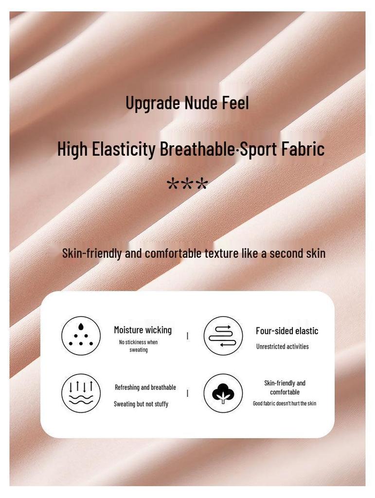 2024 Women's Professional Running Set: Long Sleeve Fitness Outfit with Skirt Pants for Morning Runs, Yoga, and Pilates.