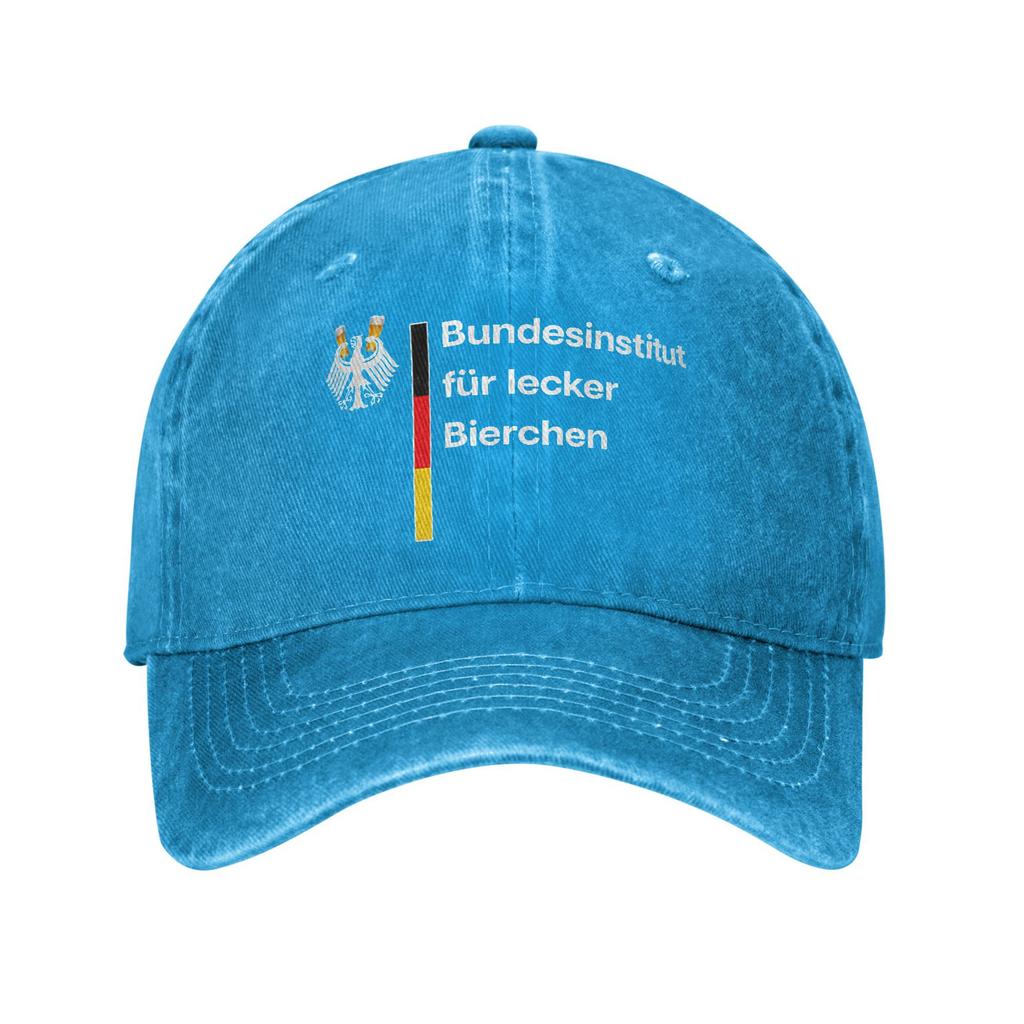 Vintage GerUnisex-Federal Institute for Delicious Beers Baseball Cap Unisex Distressed Cotton Sun Cap Outdoor Workouts Gift Hat