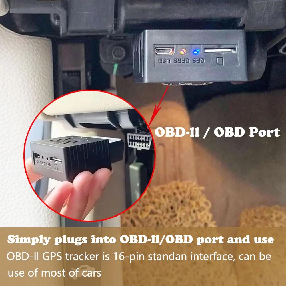 SinoTrack 4G Mini OBD II GPS Tracker ST-902L Built-in Battery 16PIN Car Vehicle Real-Time Tracking Device Online Software