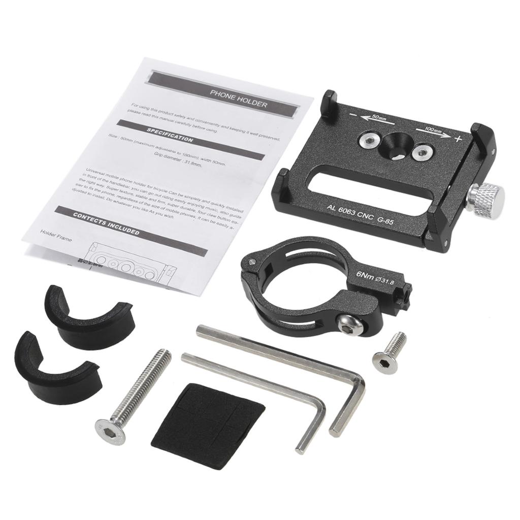 Aluminum Alloy Phone Holder Adjustable Phone Holder for Bike