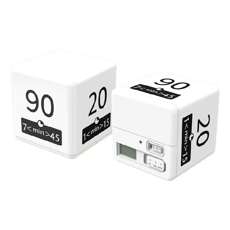 Tragbarer Würfel-Timer Elektronischer Timer zum Umdrehen Küchen-Zeitmanagement-Werkzeug für mehrere Einstellungen Würfel Countdowns Erinnerung
