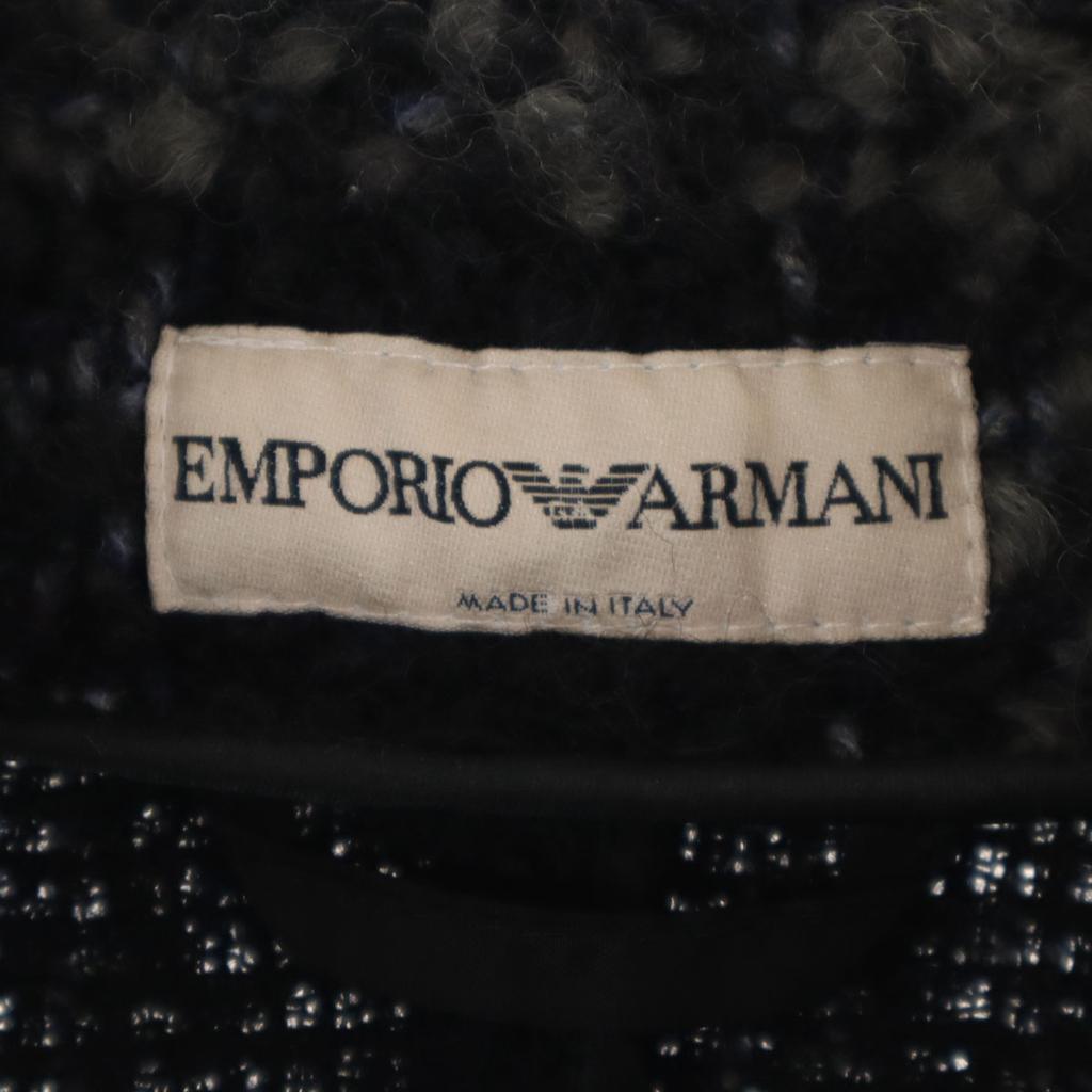 Emporio Armani made in Italy Wool jacket 40 Navy system Women Used