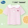 Strawberry Bear Girls' Short Sleeve Polo T-Shirt