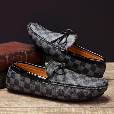 Loafers Leather Shoes for Men Golf Work Business Men's Mirror Luxury Footwear Designer Skate Cricket Stylish Casual Flat Shoe