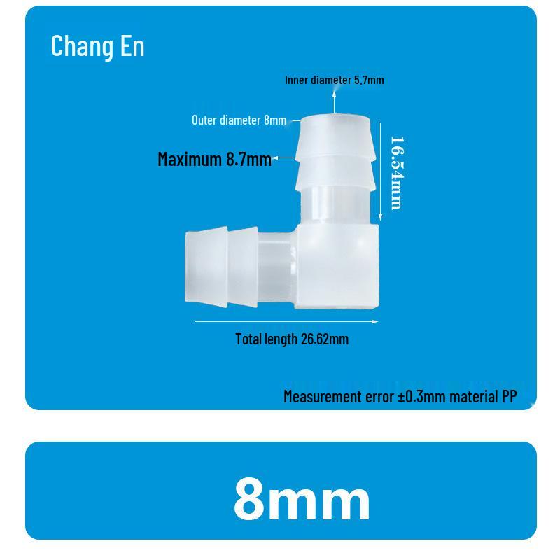Plastic 90° Hose Connector Elbow Barb