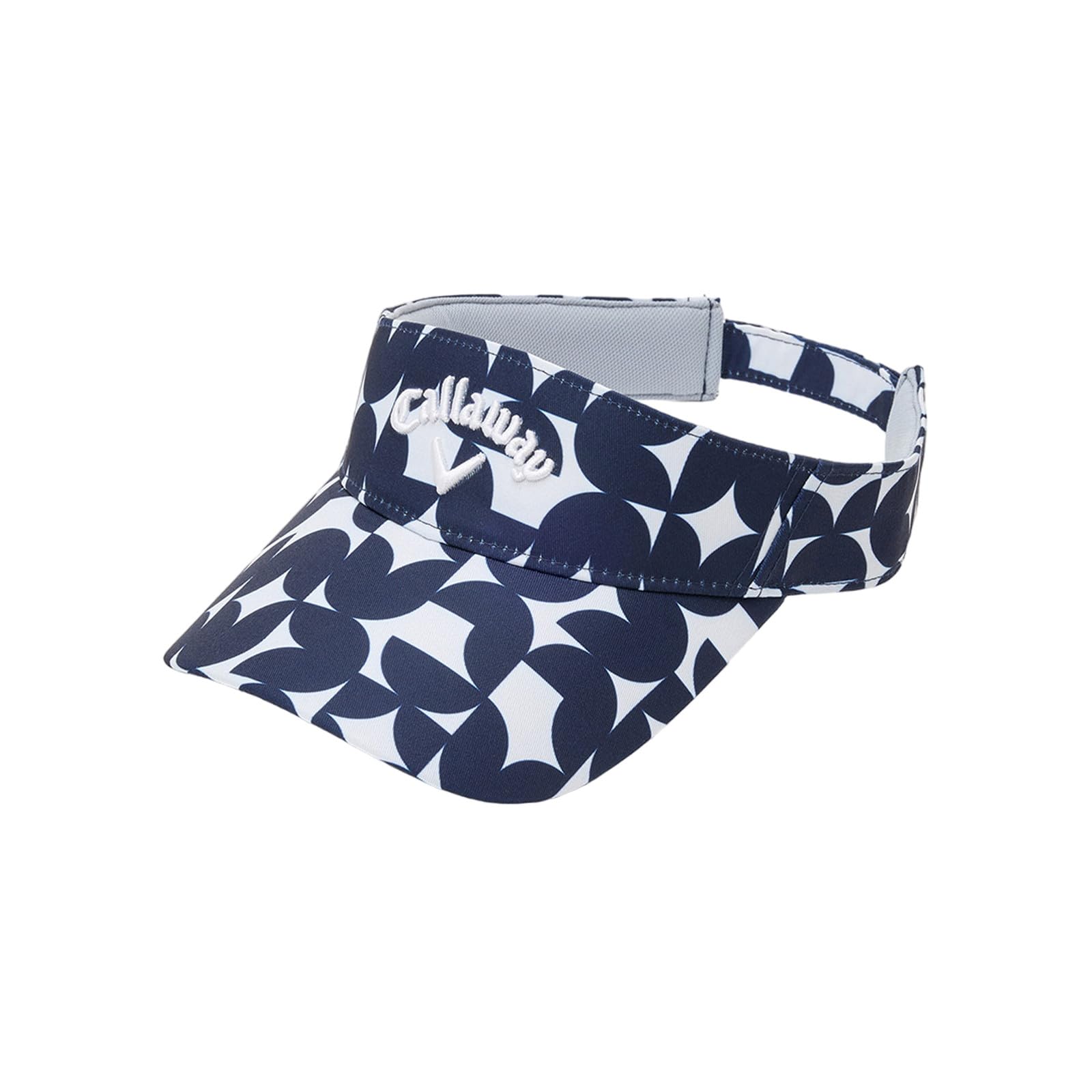 

Sun Visor Print Hat Golf C24191115 [Callaway] Men s (Geometric Pattern/Size Adjustable) / / 1121_Navy