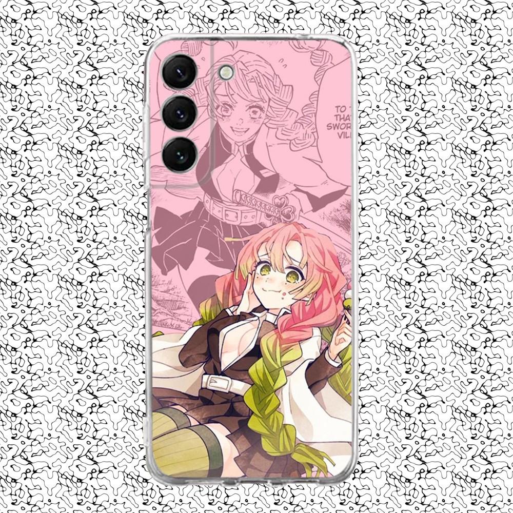 Mitsuri Kanroji Phone Case Silicone For Samsung S30,S23,21,22,20 Ultra,S20 FE lite,S10,9,PIus Note20ultra Cover Clear