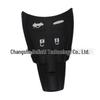 SAAB 3-Button Smart Car Key Shell with Soft Buttons