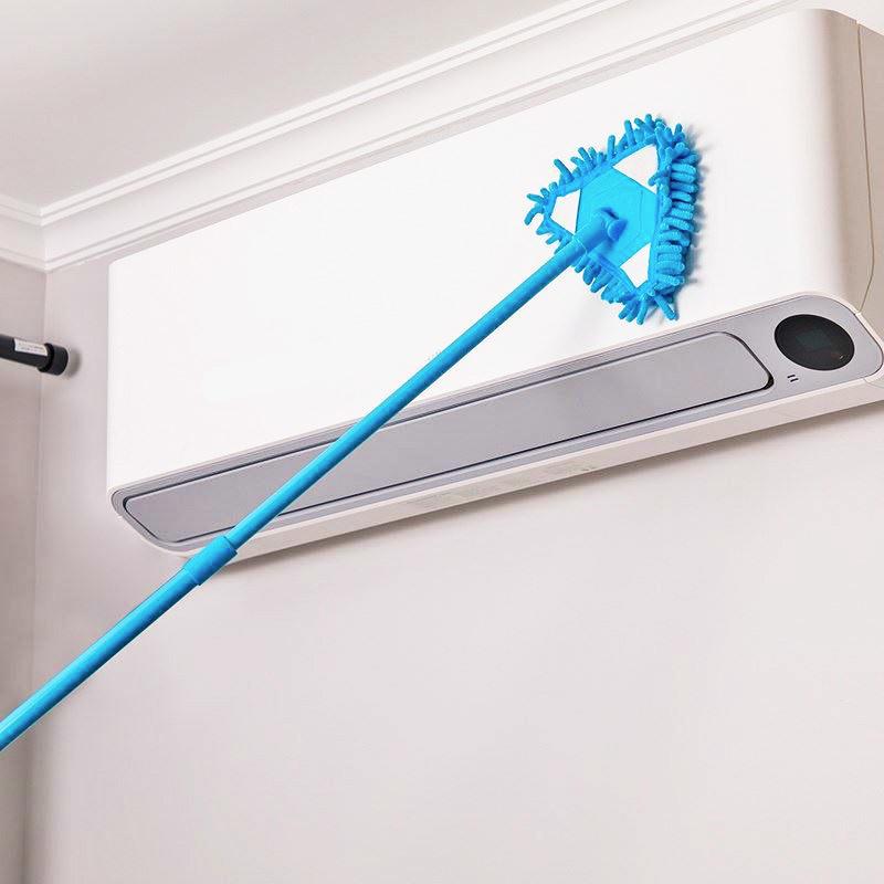 Compact Telescopic Triangular Mini Mop for Ceiling and Car Cleaning