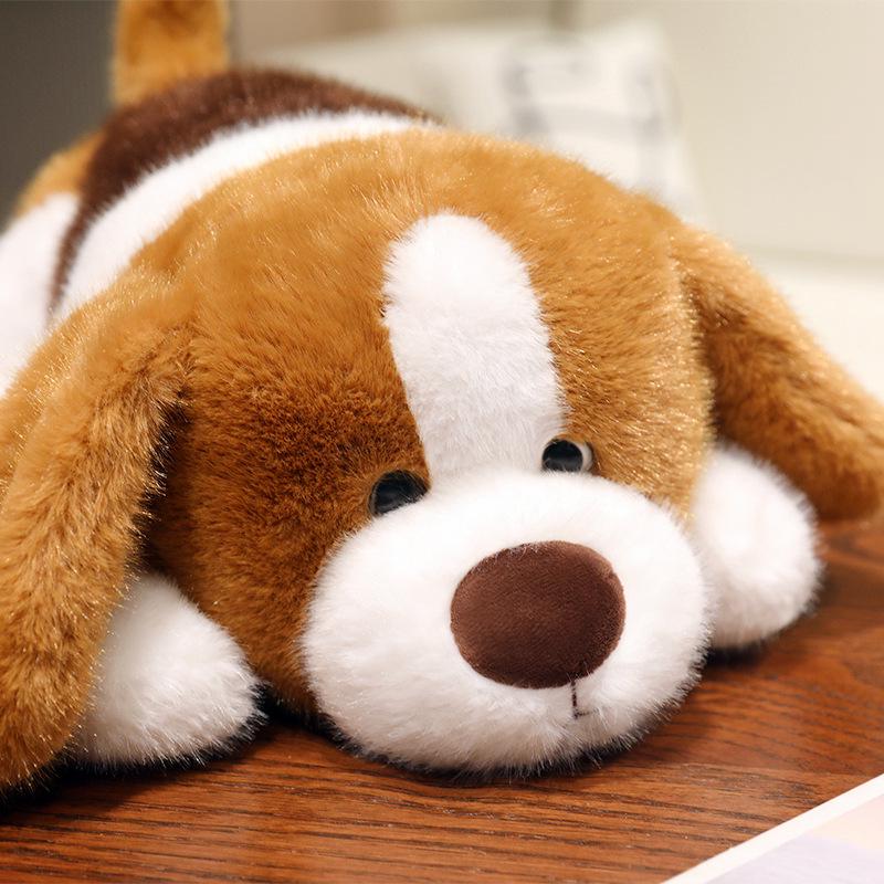 Cute Plush Puppy Doll Hug Pillow - Soft Soothing Toy for Kids, Perfect Birthday Gift