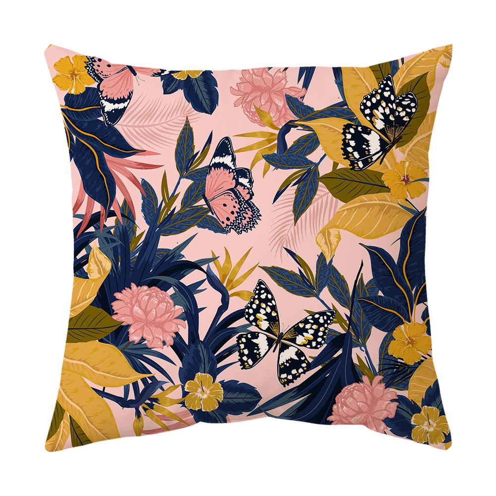 Pillow Cover Sofa Cushion Cover Car Sofa Cushion Cover Peach Skin Velvet