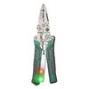Multifunctional home wire stripper electrician pliers with voltage tester and