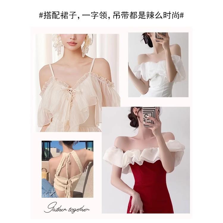 Liquid Foundation Strapless Underwear Women's Non-slip Gathering Small Breasts Summer Thin Skin Tone Invisible Suspender Skirt Special Bra