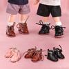 Pair Doll Baby Shoes Studded Punk Outfit Bjd Decoration Detachable Material OB11 PVC 1 of 1/12 Entertaining Play Safe Kid Friendly Fun