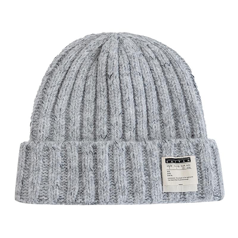 New Women Slouchy Loose Winter Hats Decoration Beanie Hats For Women Warm Beanie Streetwear Cap Hats Outdoor Winter Knitted Hat