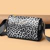 Bolso de piel con estampado de leopardo para mujer, bandolera de gran capacidad, informal, de lujo, nueva moda