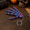 Novelty Skeleton Hand Keychain Creative Skull Hand Key Ring  Collectible Toy