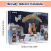 Whimsical Jesus Nativity Display Enchanting Christmas Countdown Calendar for Children