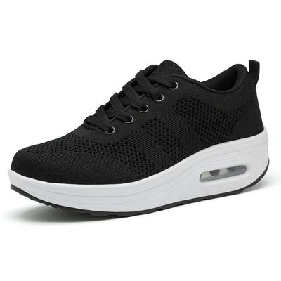 Große Damenschuhe, modische, ausgehöhlte, atmungsaktive Sneakers für Damen, bequemer Outdoor-Look, leichte Freizeitschuhe für Damen