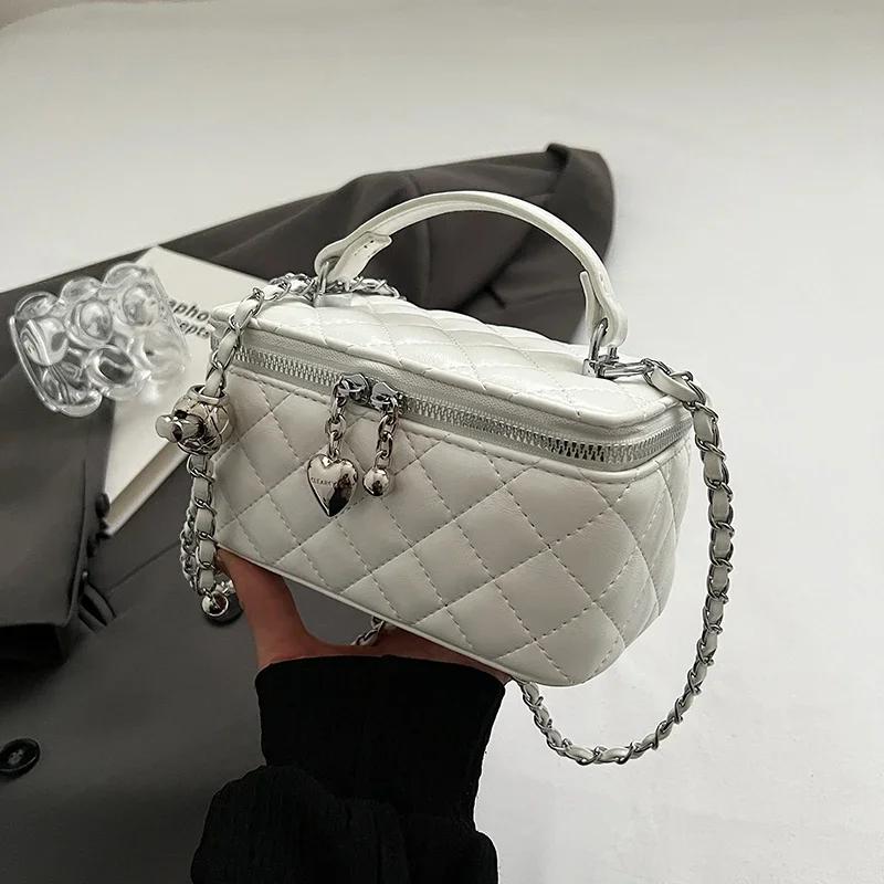 

Модные сумки-тоуты и сумки через плечо с ромбовидной решеткой для женщин, новая высококачественная женская сумка-мессенджер