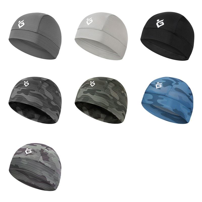 thumbnail image 2 of CHCYCLE Motorcycle Helmet Liner - Quick-Dry Moisture Wicking Under Helmet Cap, Black Medium 2 of 13