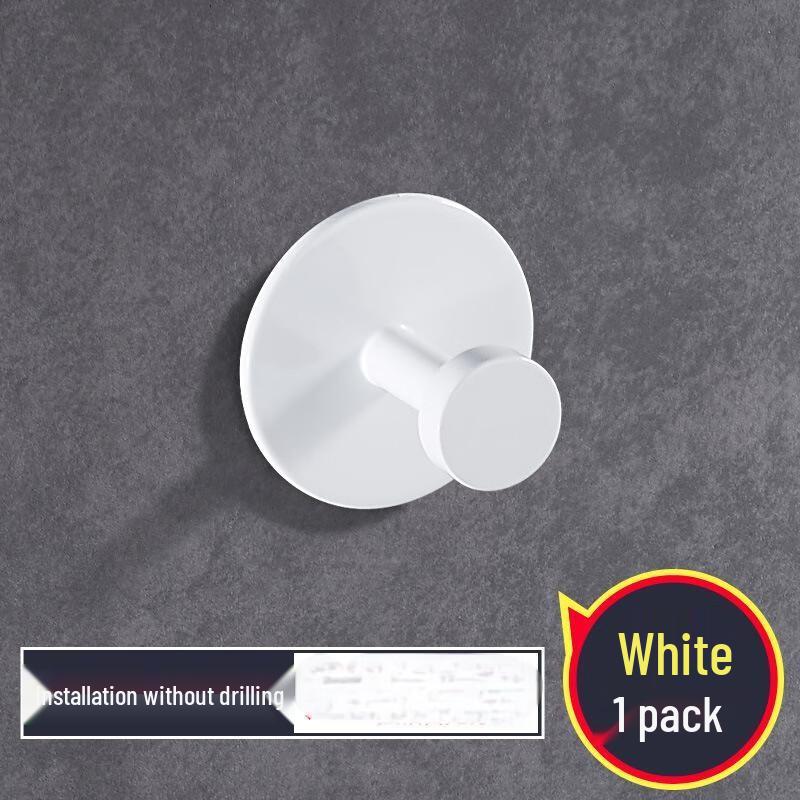 Punch-Free Space Aluminum Single Hook