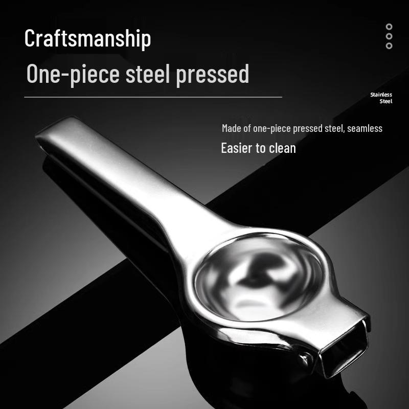 Stainless Steel Hand-Press Citrus Juicer for Lemons & Oranges