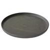 Marui Pottery Shigaraki Ware Hechimon Diameter Carbonized Glass Green Plate, approx. 21cm, MR-3-4100
