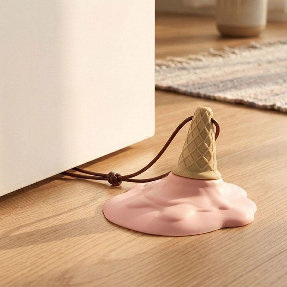 Simulation Ice Cream Safety Door Plug Bottom Suction Cup Anti-Collision Pad Baby Safety
