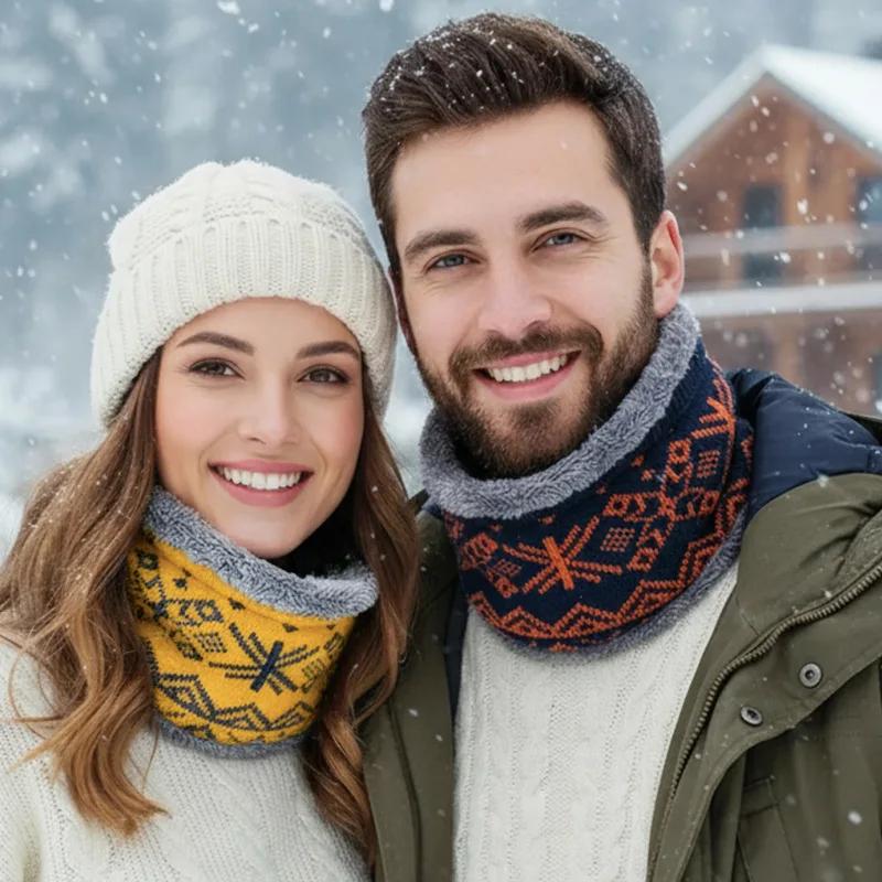 1-6PCS Outdoor Riding Neck Warmer Fleece for Fall and Winter Cold Proof Windproof Neck Guard Christmas Gift Neck Brace