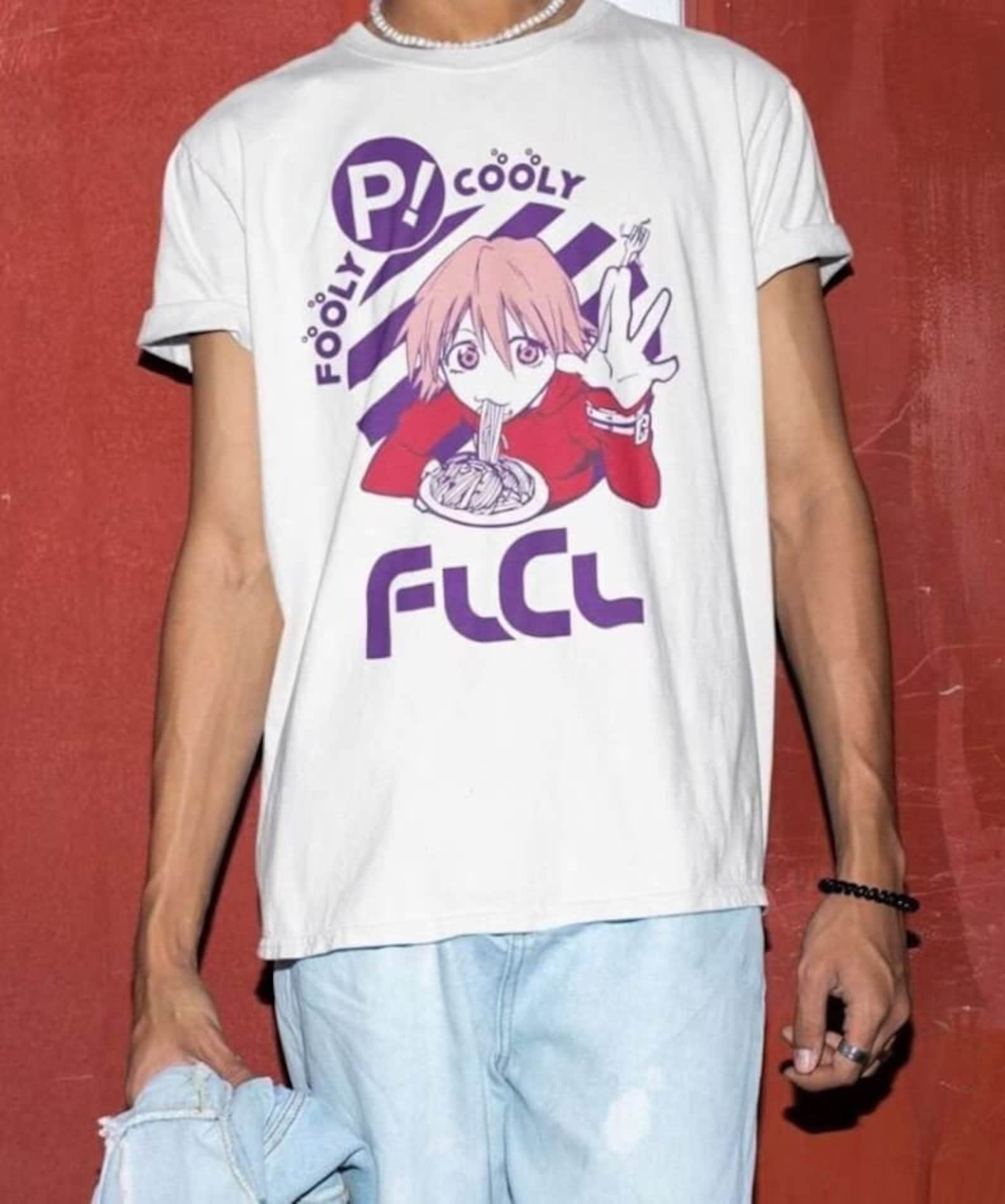 Unisex, Haruko Haruhara Shirt -flcl shirt,flcl tshirt,flcl t shirt,fooly cooly shirt,anime shirt,anime clothing,haruko shirt,flcl haruko L