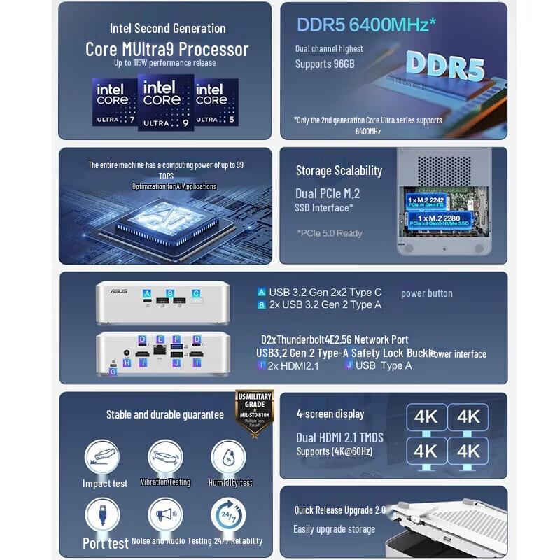 Asus NUC15 Pro+ Mini PC (CN Version)