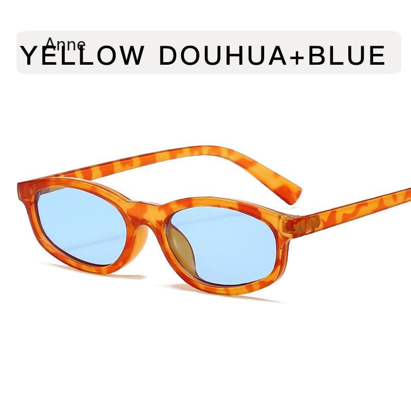 New Small Oval Sunglasses Women Retro Candy Color Shades UV400 Men Trending Rivets Sun Glasses Lentes De Sol Mujer Luxury