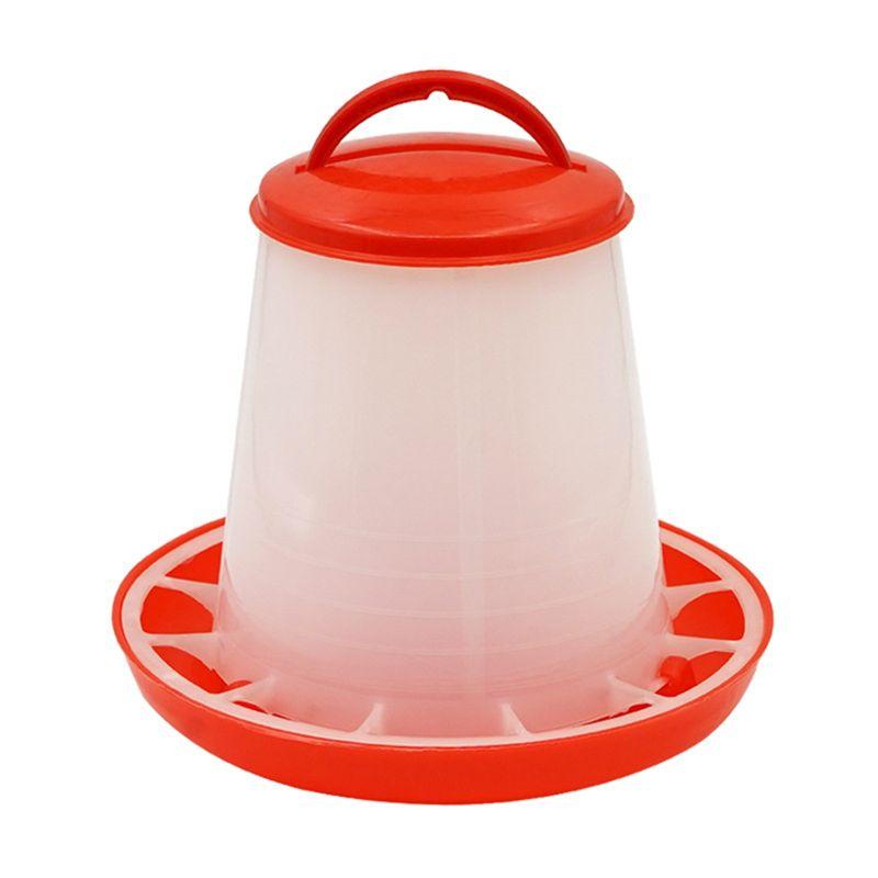 Practical-1.5Kg Automatic Chicken Feeder Bucket Rooster Hen Feeding Device Farm Animal Poultry Quail Pigeon Feeding Supplies