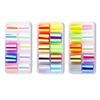 Iridescent Nail Art Stickers 10 Rolls Laser Glass Nail Foils Hot Transfer Decals  DIY Manicure