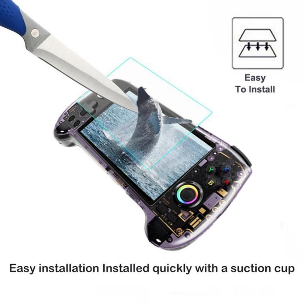 9H Tempered Glass HD Protective Film High Quality Screen Protector for Anbernic RG557 Game Console