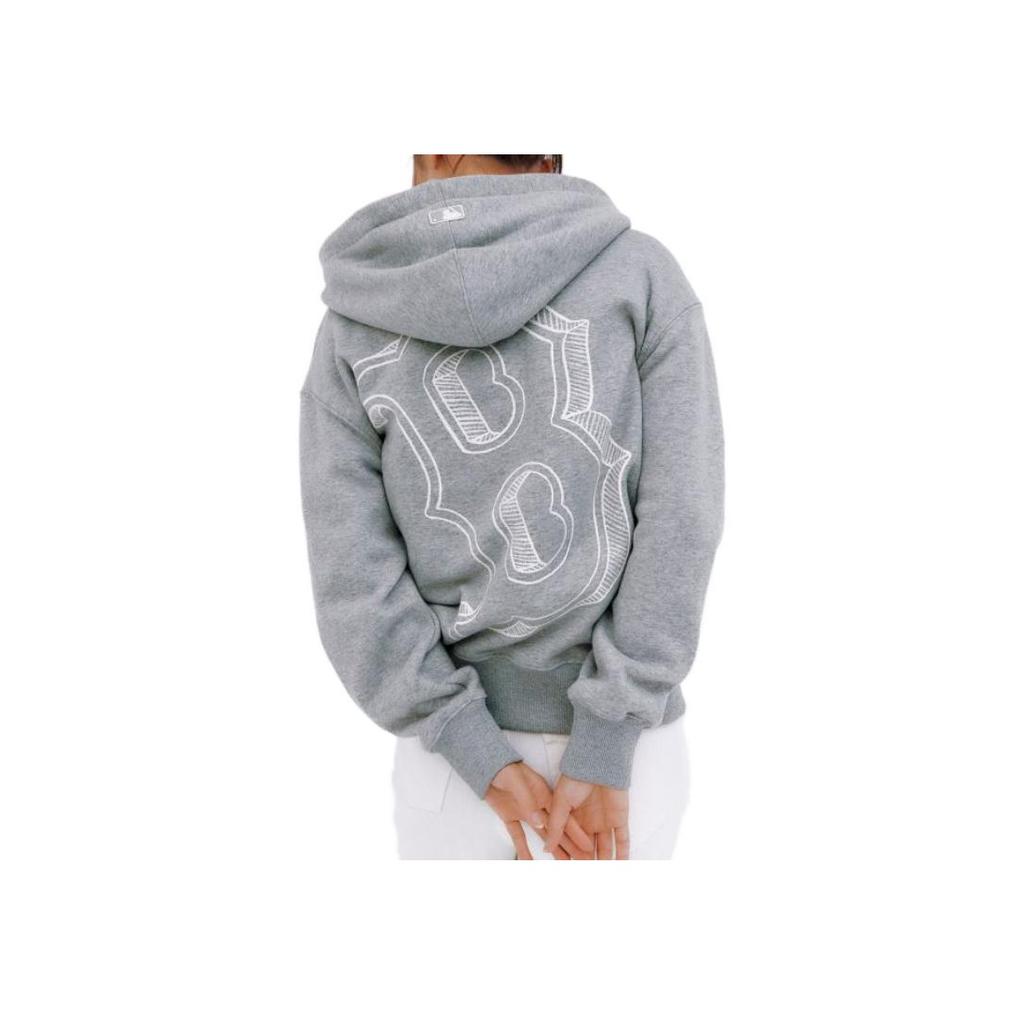 New MLB Sweatshirts Unisex Gray 3AHDB0336-43MGS