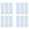 40Pcs Washi Tape Sample Boards Plastic Organizer Large Capacity Office School Home Storage Holder Washi Tape Organizer