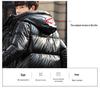 2025 Unisex Long Men's Over-the-Knee Winter Down Jacket with Thick Velvet Lining