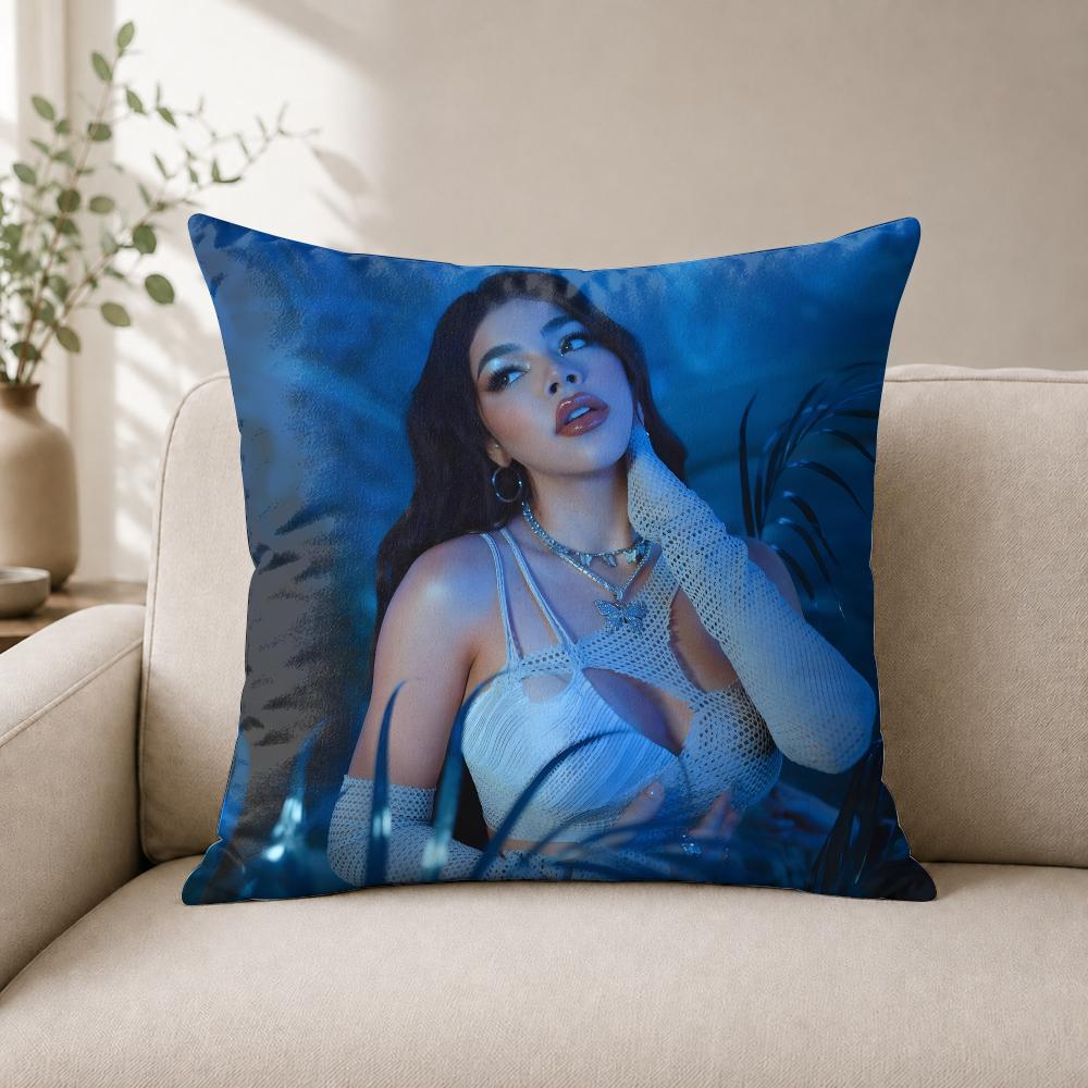 Cushion Cover Wrinkleresistant Short Plush Pillow Case Breathable Machinewashable Singer Kkenia Os Pink Aura