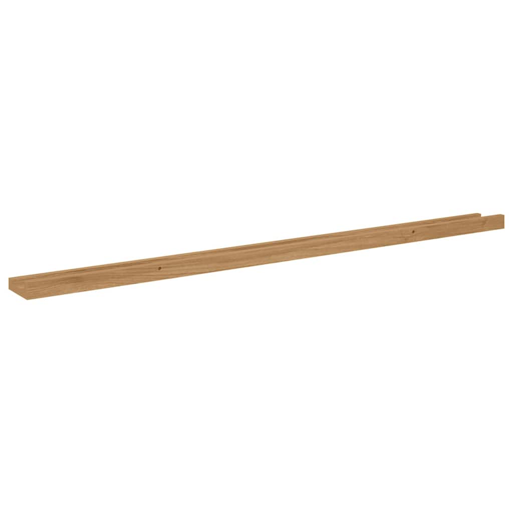 Wall Shelf with Shelf 4 pcs Brown 115 x 9 x 3 cm Particleboard