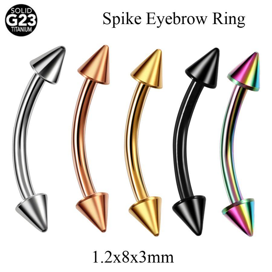1PC G23 Titanium Nose Lip Ear Cartilage Tragus Piercing Eyebrow Horseshoe Rings Piercing Captive Bead Ring Sexy Piercing Jewelry