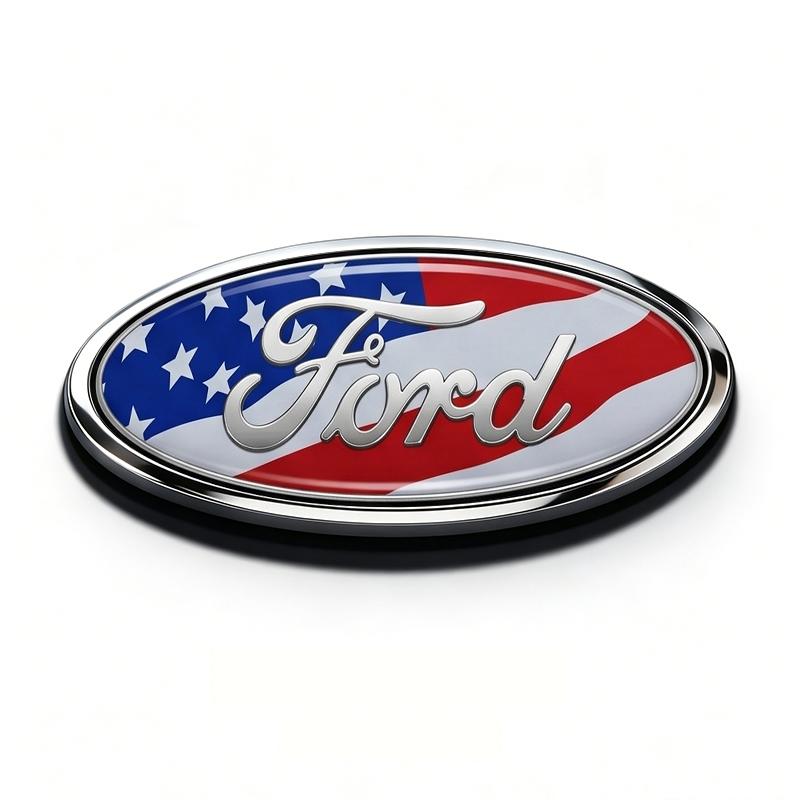 1Pcs Car Steering Wheel Decoration Sticker Badge Auto Styling For Ford Focus Mondeo Kuga Fiesta MK7 Escort Explorer Edge 2 4 MK2 MK4